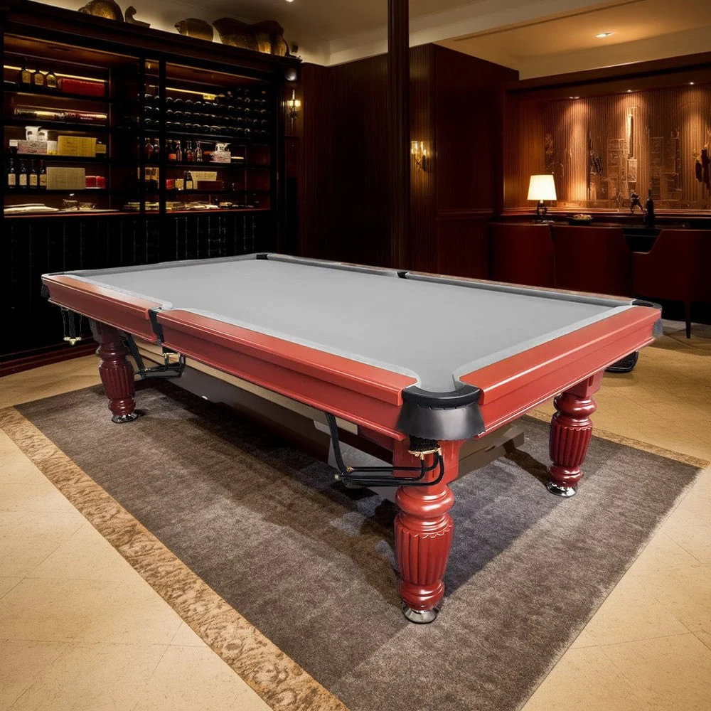 QUESLA 8FT Pool Table 2025 Model - Classic Slate Design Upgraded with Reinforced Legs & Pro Ball Nets - Professional Billiard Table, Solid Timber Walnut Frame - Image 26