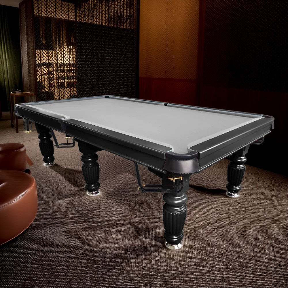 QUESLA 9FT Pool Table 2025 Model - Classic Slate Design Upgraded with Reinforced Legs & Pro Ball Nets - Professional Billiard Table, Solid Timber Black Frame - Image 27