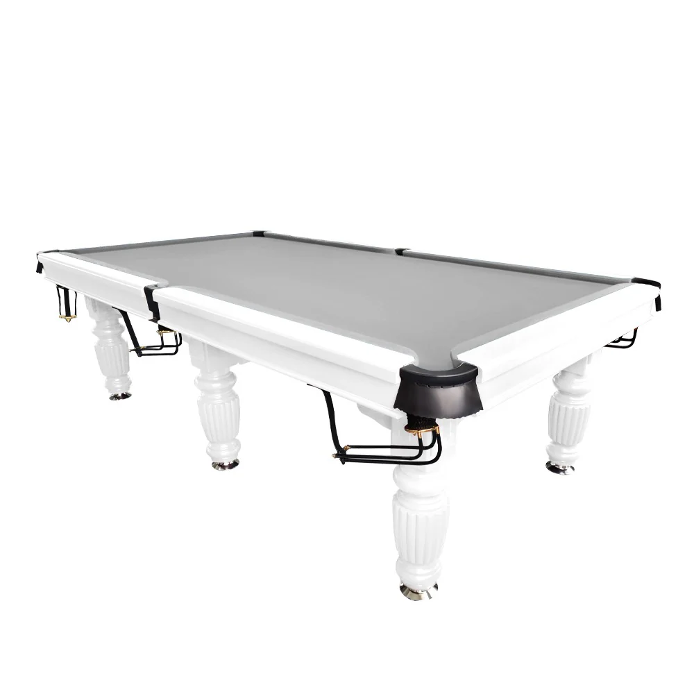 QUESLA 9FT Pool Table 2025 Model - Classic Slate Design Upgraded with Reinforced Legs & Pro Ball Nets - Professional Billiard Table, Solid Timber White Frame - Image 21