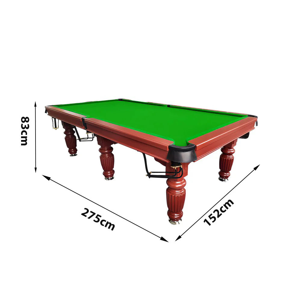 QUESLA 9FT Pool Table 2025 Model - Classic Slate Design Upgraded with Reinforced Legs & Pro Ball Nets - Professional Billiard Table, Solid Timber Walnut Frame - Image 15