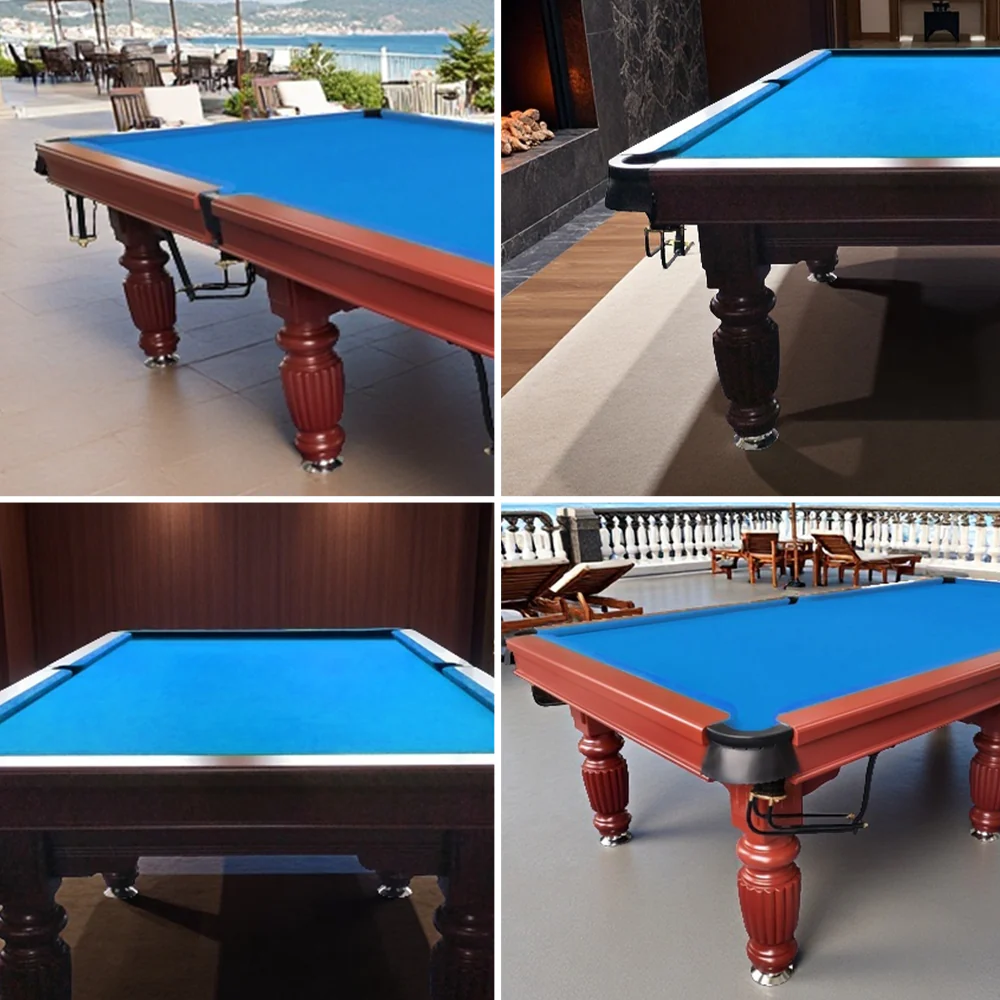 QUESLA 9FT Pool Table 2025 Model - Classic Slate Design Upgraded with Reinforced Legs & Pro Ball Nets - Professional Billiard Table, Solid Timber Walnut Frame - Image 18