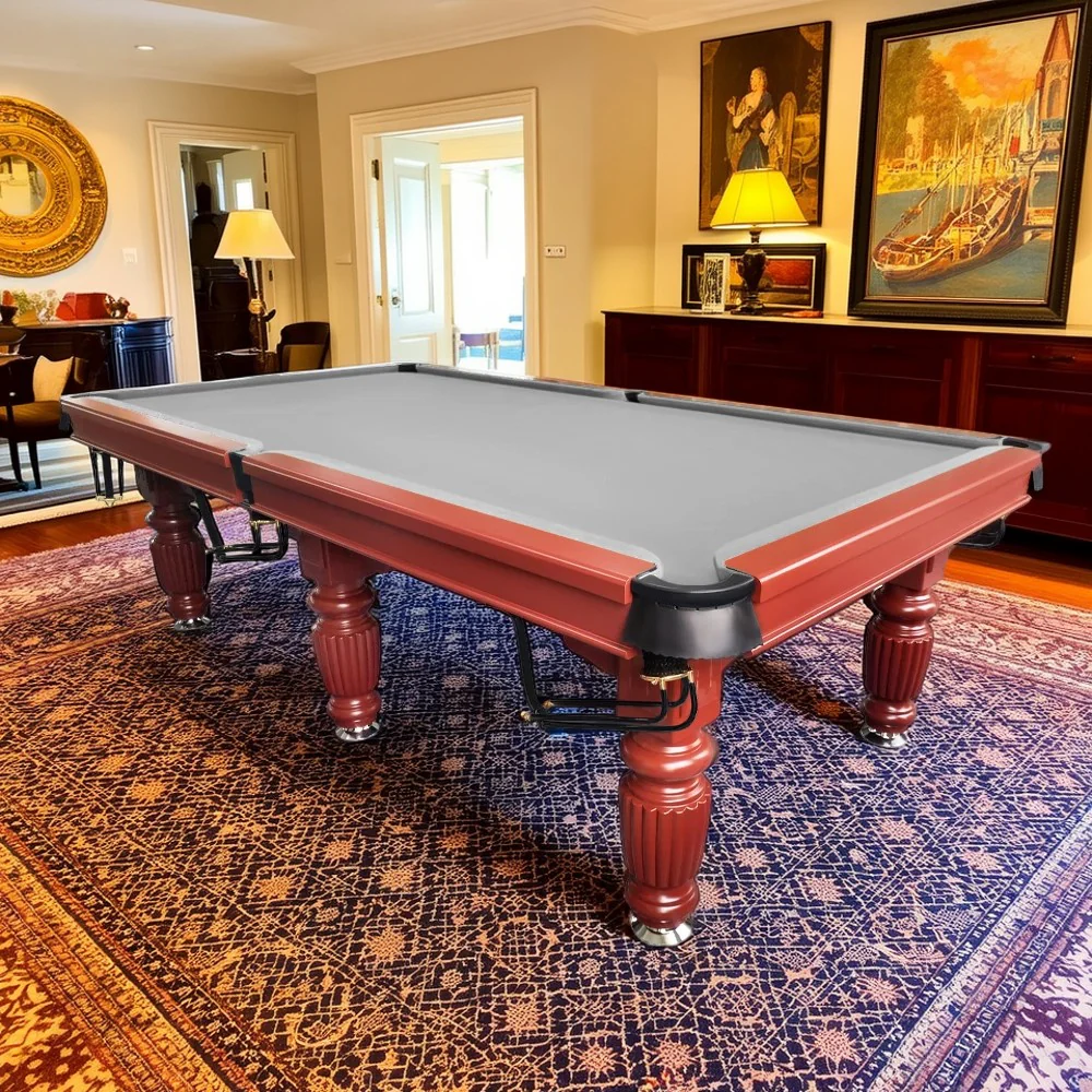 QUESLA 9FT Pool Table 2025 Model - Classic Slate Design Upgraded with Reinforced Legs & Pro Ball Nets - Professional Billiard Table, Solid Timber Walnut Frame - Image 27