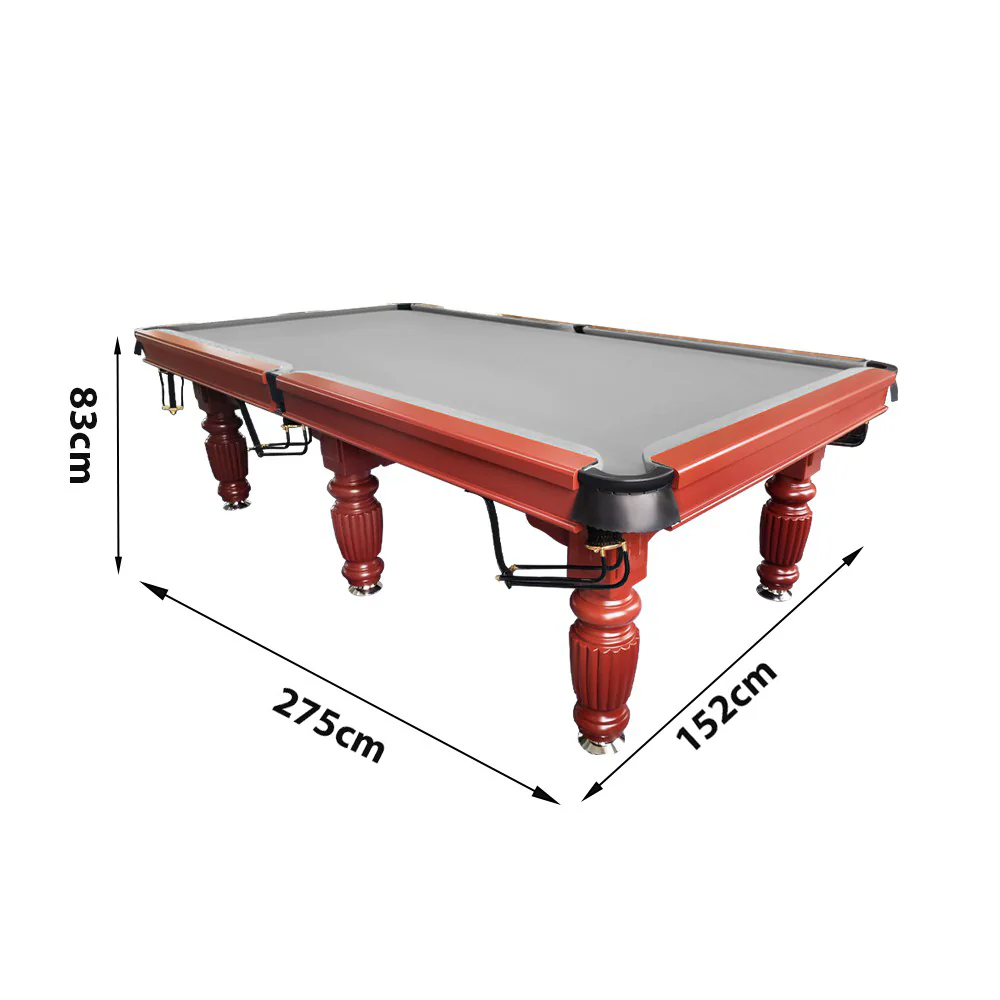 QUESLA 9FT Pool Table 2025 Model - Classic Slate Design Upgraded with Reinforced Legs & Pro Ball Nets - Professional Billiard Table, Solid Timber Walnut Frame - Image 31