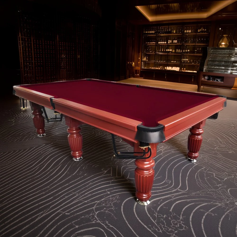QUESLA 9FT Pool Table 2025 Model - Classic Slate Design Upgraded with Reinforced Legs & Pro Ball Nets - Professional Billiard Table, Solid Timber Walnut Frame - Image 35