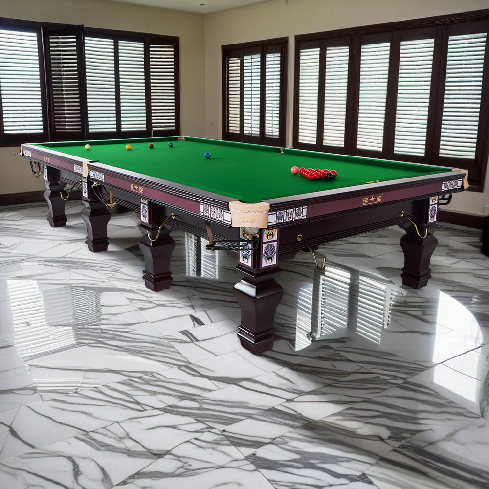 XINGPAI XW105 12FT Star Tournament British Snooker Table Facebook Element Billiard Table - Image 4
