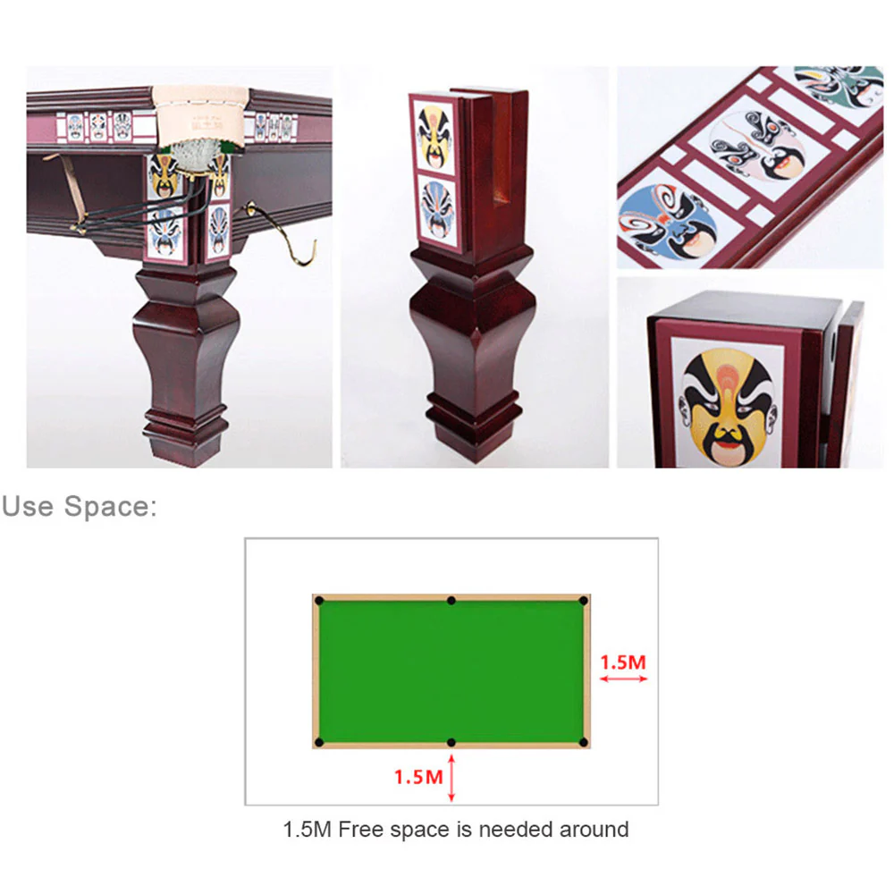 XINGPAI XW105 12FT Star Tournament British Snooker Table Facebook Element Billiard Table - Image 7