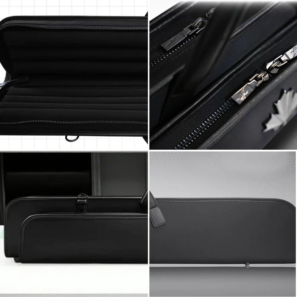 RB Premium 6-Hole 2-Stage Split Club Pool Cue Easy to Manage Handbag - Black - Image 3