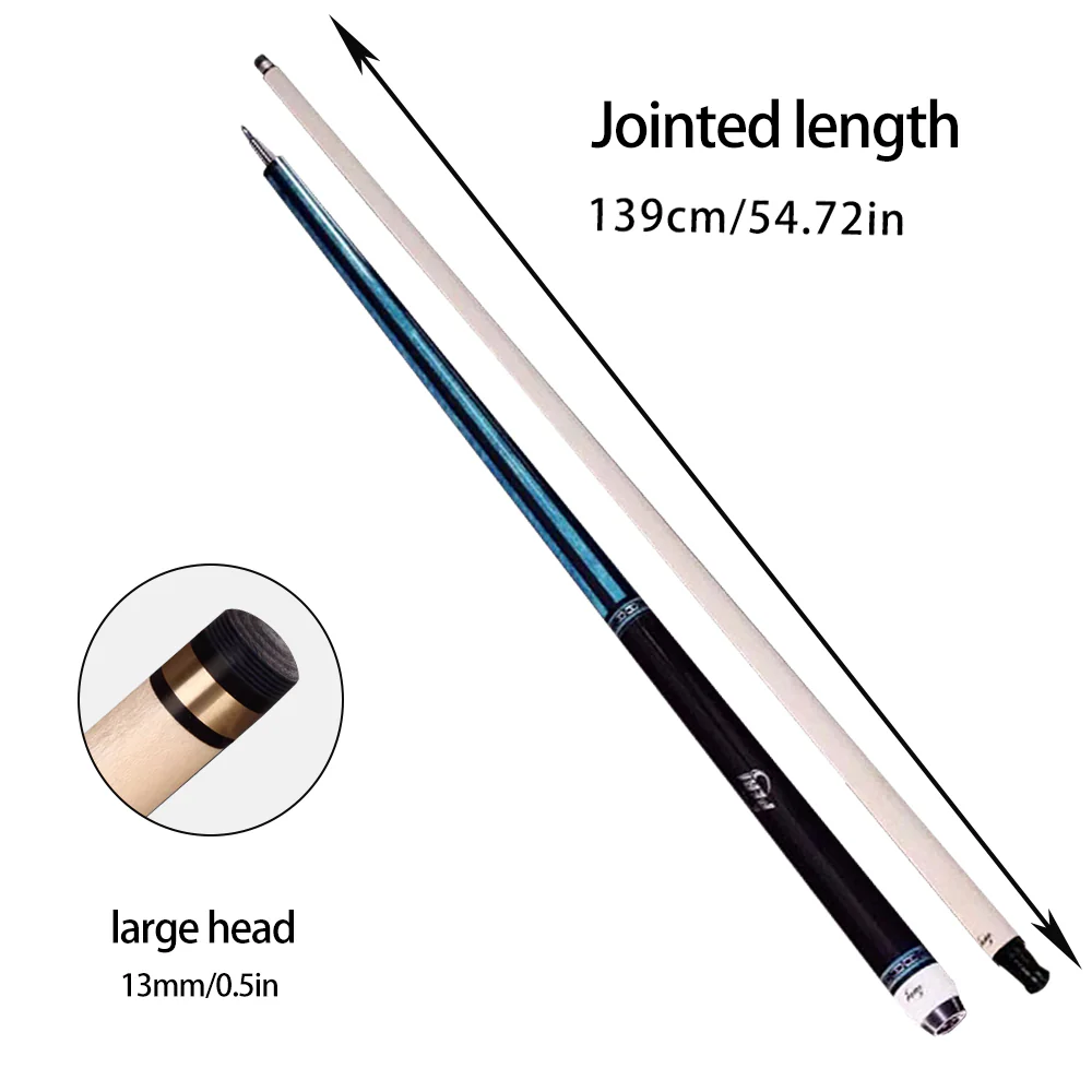 PERI BT 139cm Length Blue/Black Professional Billiards Jumping Dual-Use Billiard Accessories - Image 10