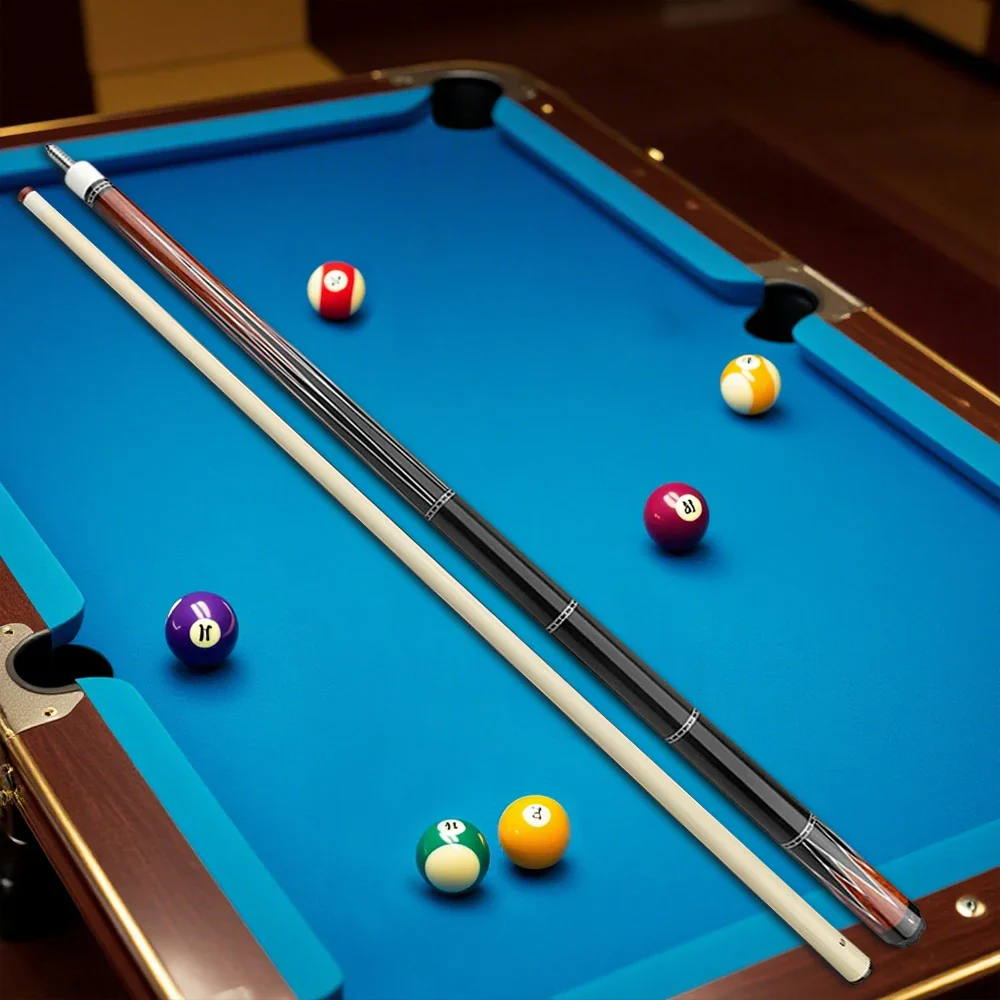 RB Professional Billiard Cue Set - Includes 147cm Pool Cue & 4-Hole Cue Case,Smooth Handle - Black&Red - Image 4