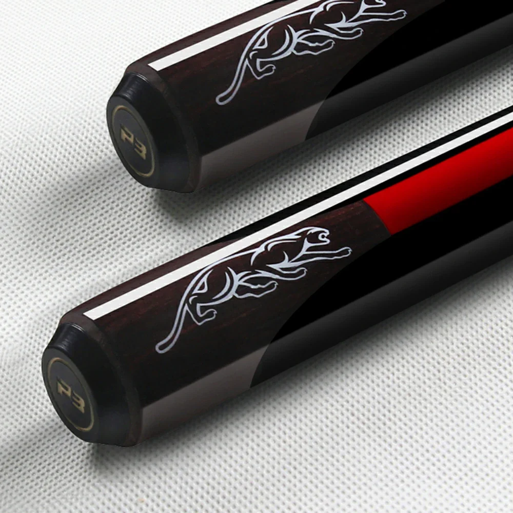 RB Professional Tech-Enhanced Billiard Cue 11.5/13mm Tip, 147cm Leather Grip with Black Cue Case - Black - Image 3