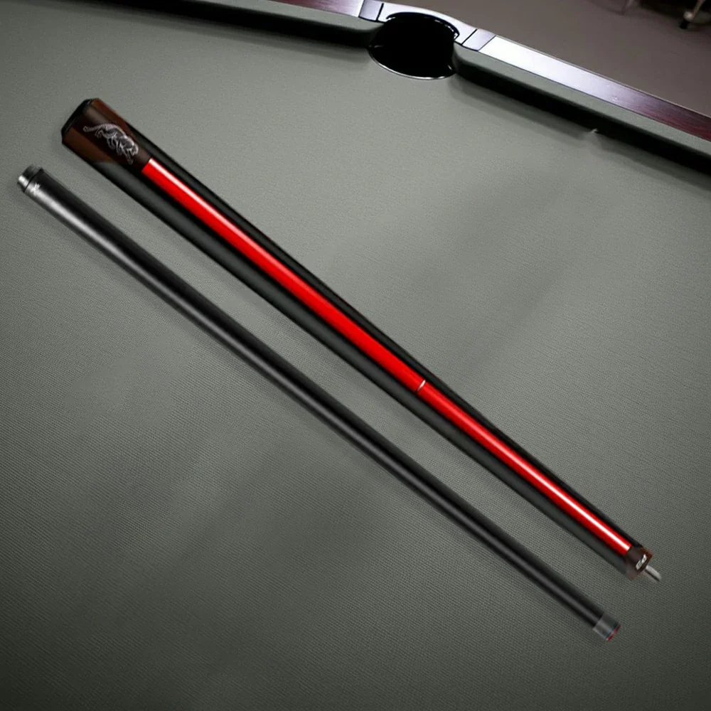 RB Professional Tech-Enhanced Billiard Cue 11.5/13mm Tip, 147cm Leather Grip with Black Cue Case - Black - Image 4