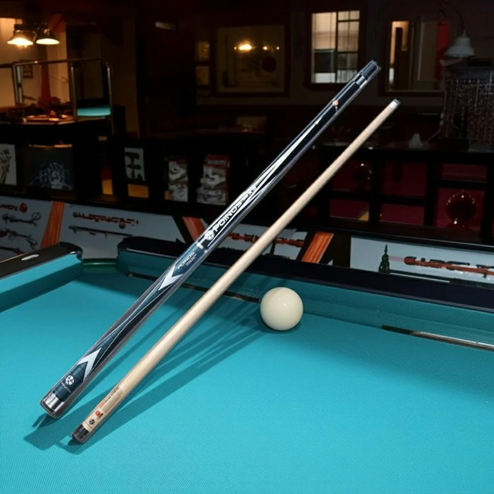 RB Professional Billiard Cue Set - 147cm with 12.5mm Tip, Cue Case Included – Black - Image 2