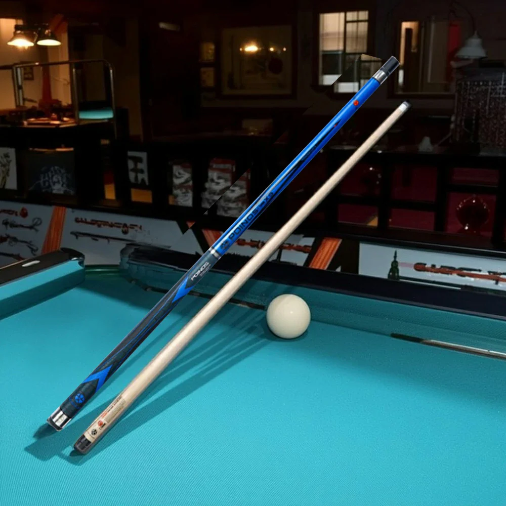 RB Professional Billiard Cue Set - 147cm with 12.5mm Tip, Cue Case Included – Blue - Image 2