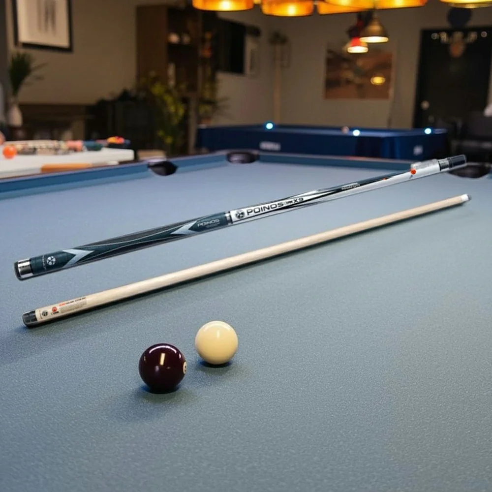 RB Professional Billiard Cue Set - 147cm with 12.5mm Tip, Cue Case Included – White - Image 4