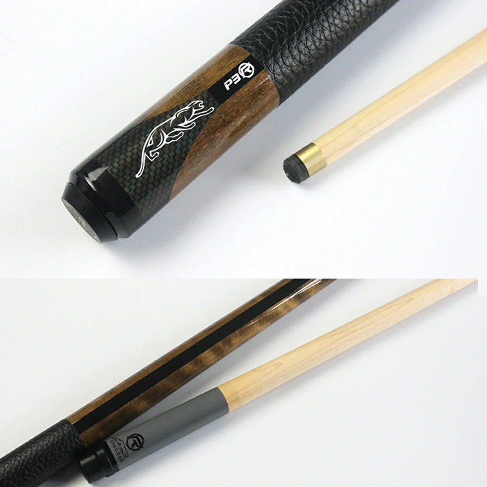 RB Billiard Cue Set - 147cm 11.5/13mm Tip Leather Grip with Case - Wood - Image 3