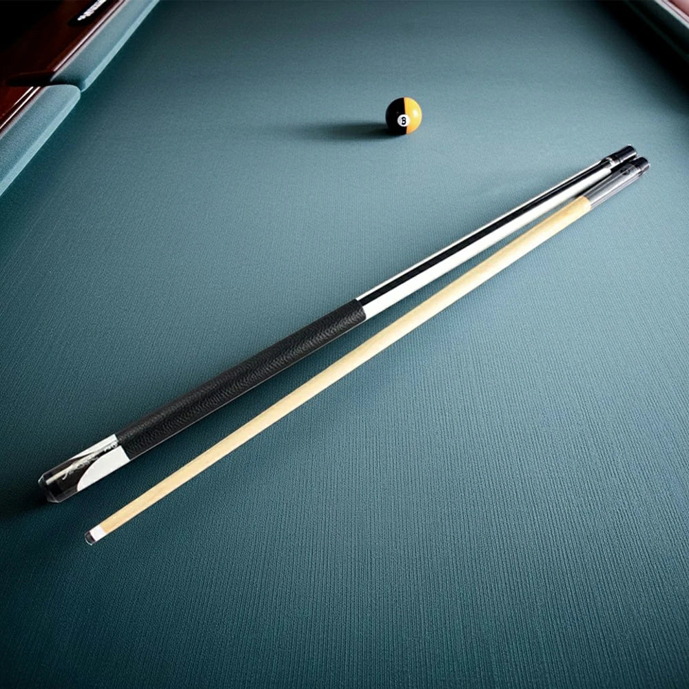 RB Billiard Cue Set - 147cm 11.5/13mm Tip Leather Grip with Case - White - Image 2