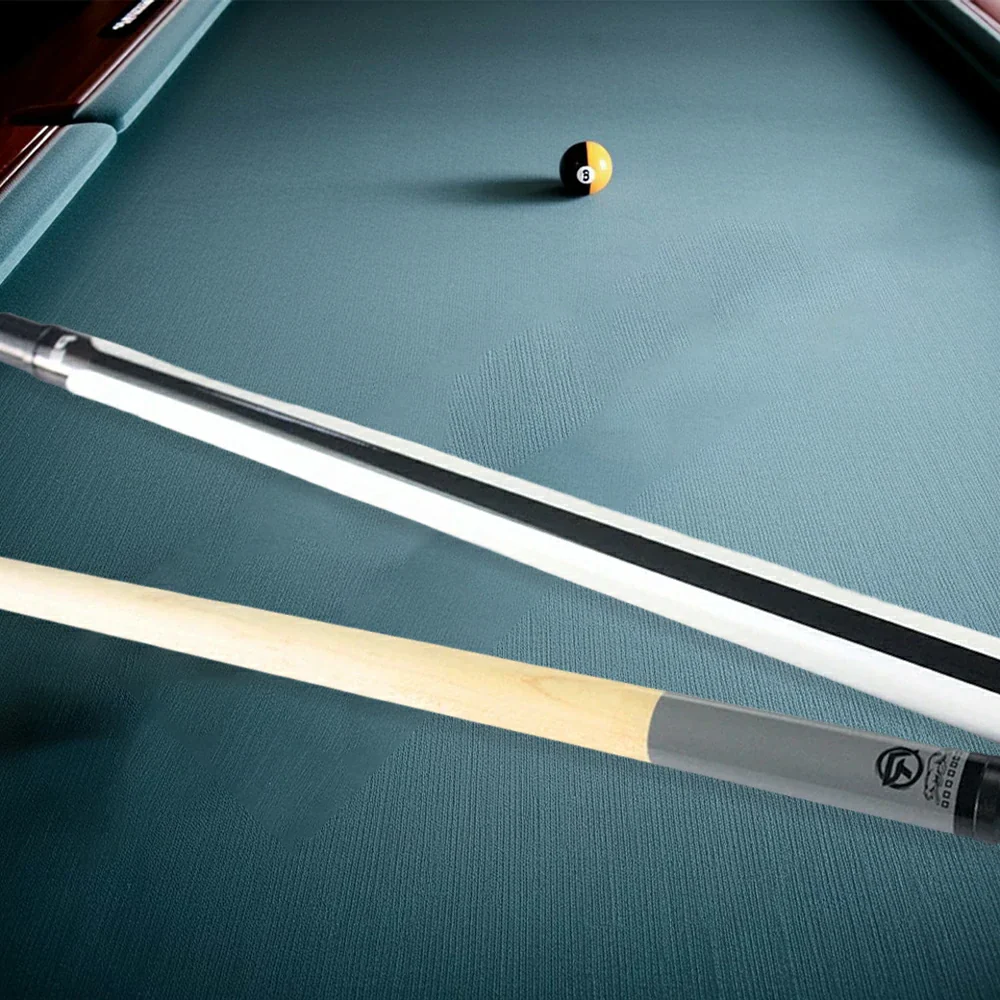 RB Billiard Cue Set - 147cm 11.5/13mm Tip Leather Grip with Case - White - Image 4