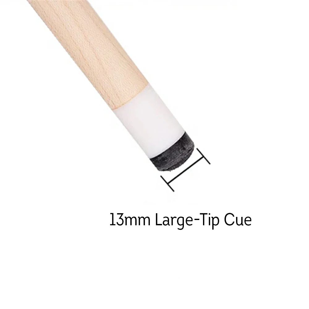 RB Billiard Cue Set - 147cm 11.5/13mm Tip Leather Grip with Case - White - Image 6