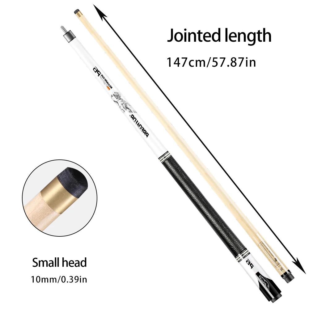 POINOS MZB 147cm White High-End Professional Maple Billiard Cue Billiard Accessories - Image 5
