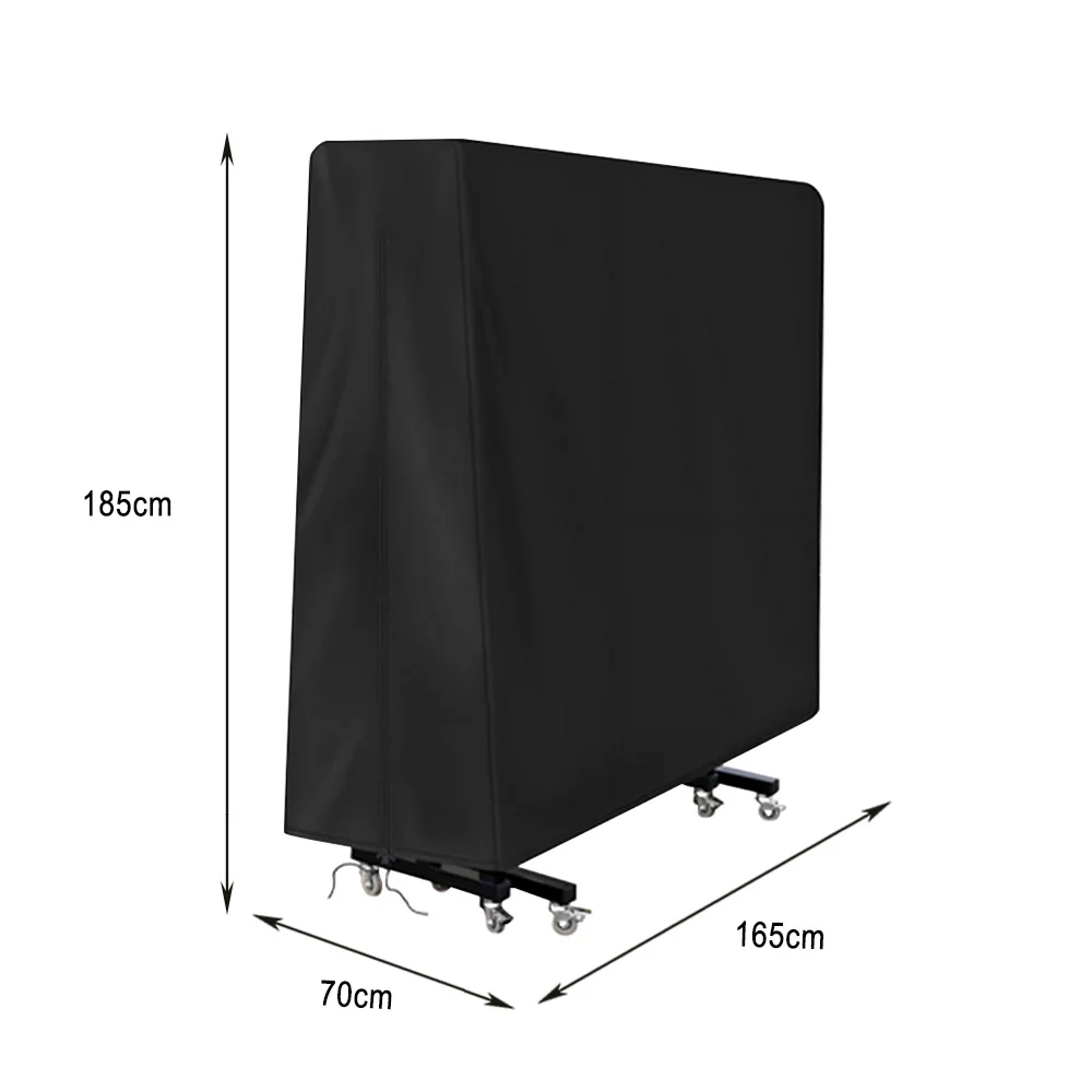 ARIX Waterproof and Sunscreen Ping Pong Table Cover - Black - Image 5