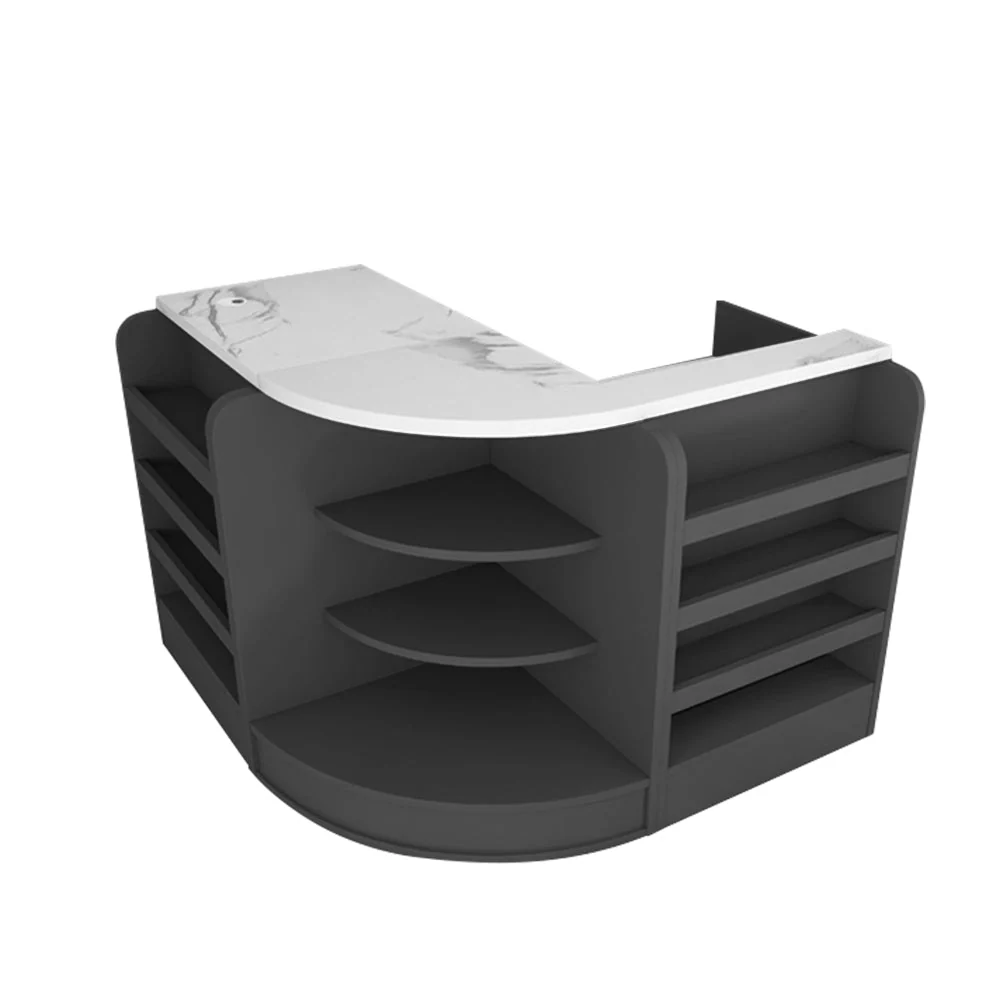 MODERA Slate Table Top Reception Desk MDF Cabinet - Image 5