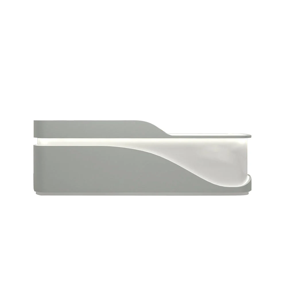 MODERA 80/150/240/500cm Length Reception Desk w/ Light - Image 6