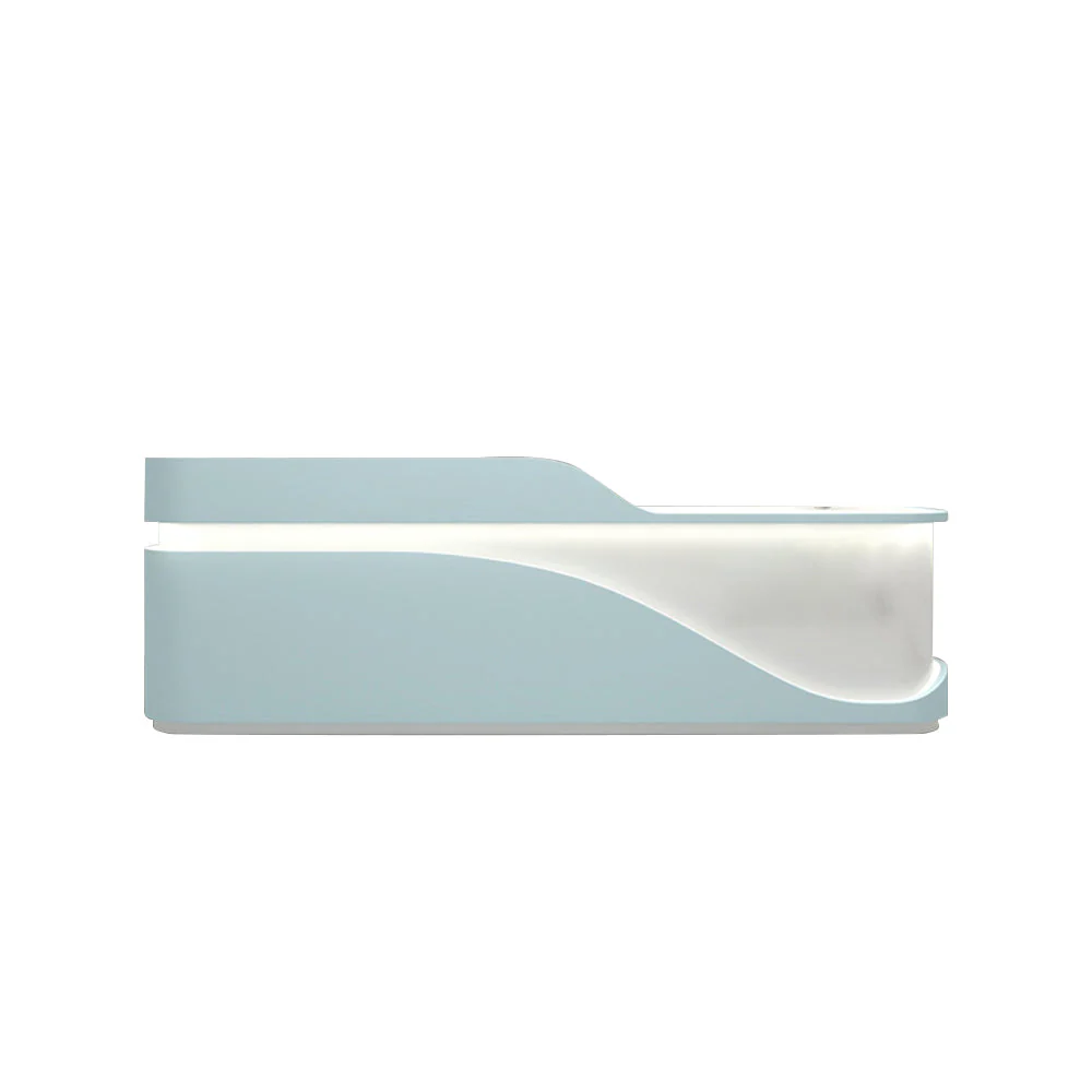 MODERA 80/150/240/500cm Length Reception Desk w/ Light - Image 7