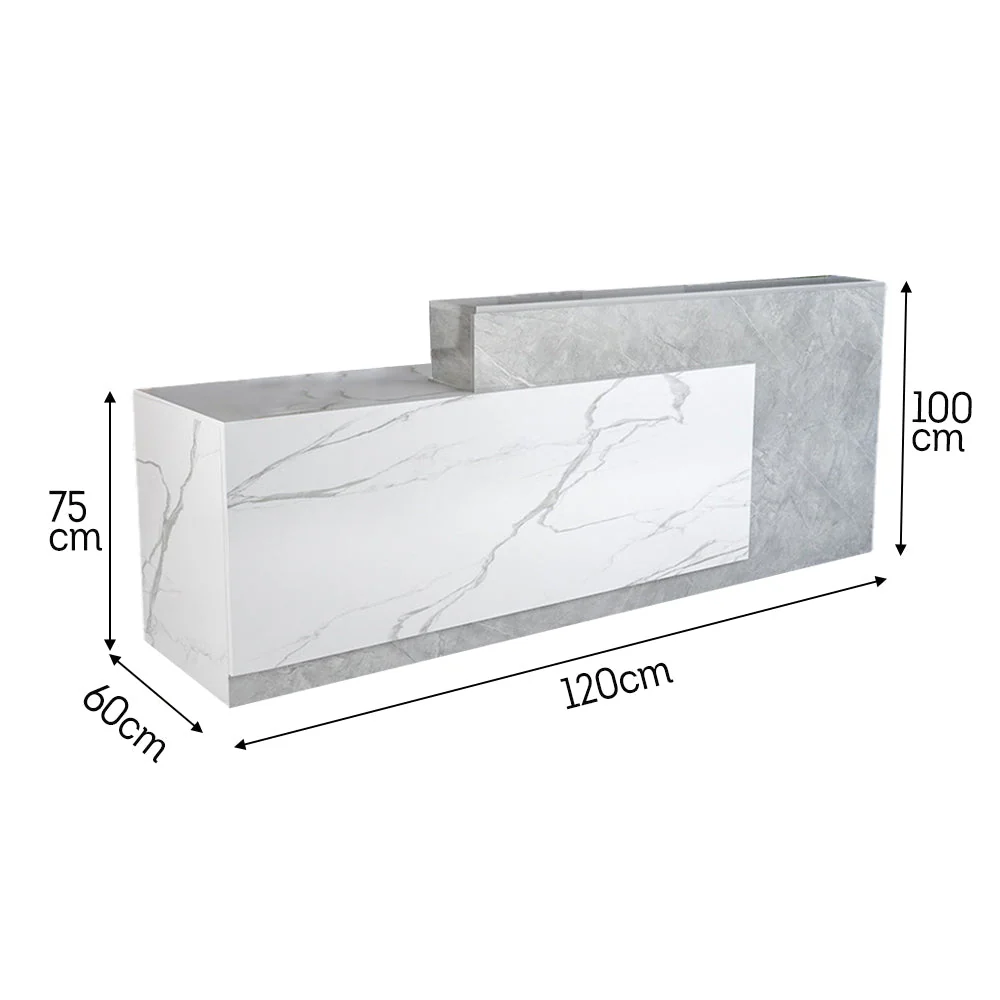 MODERA 120/180/260/360cm Length Reception Desk - Image 14