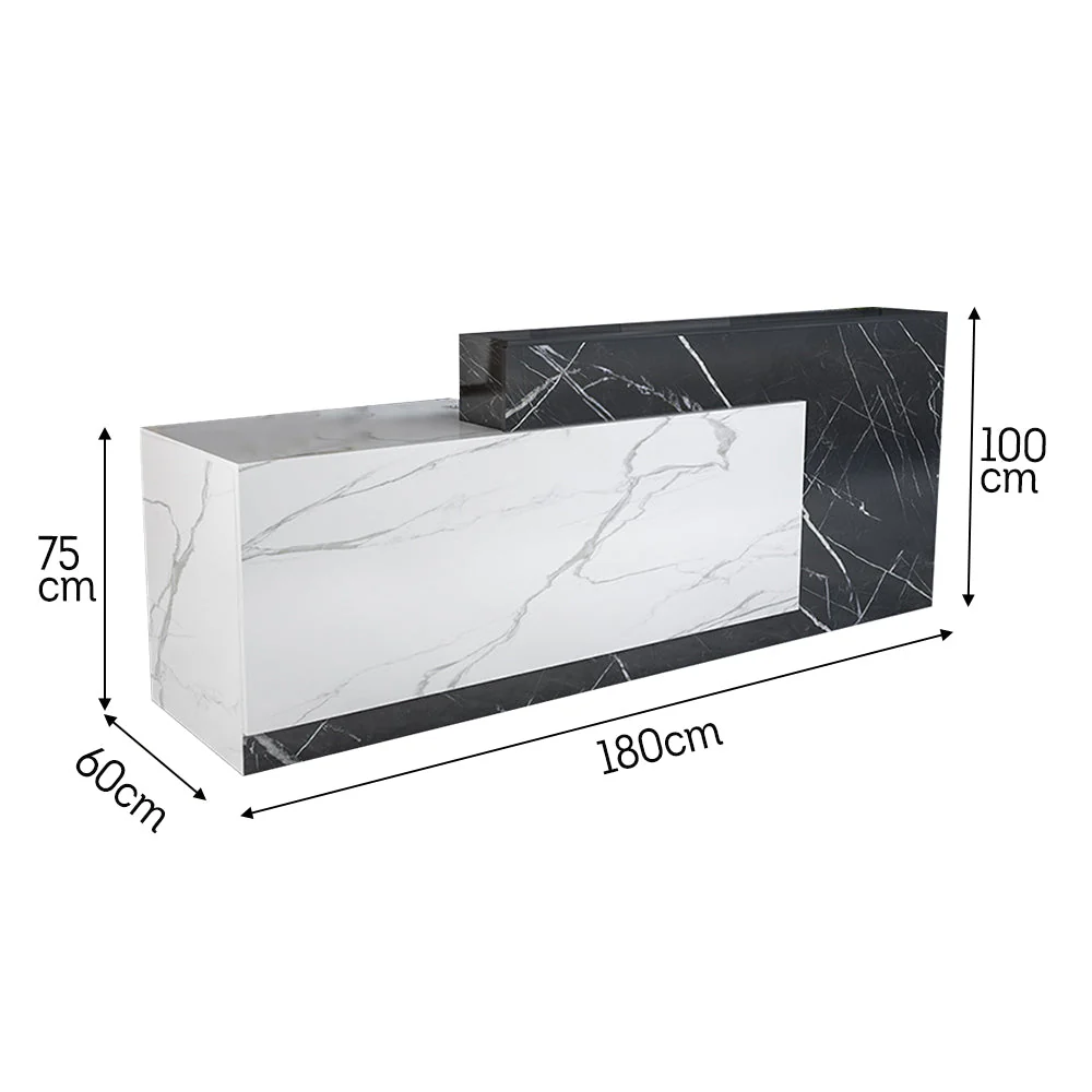 MODERA 120/180/260/360cm Length Reception Desk - Image 15