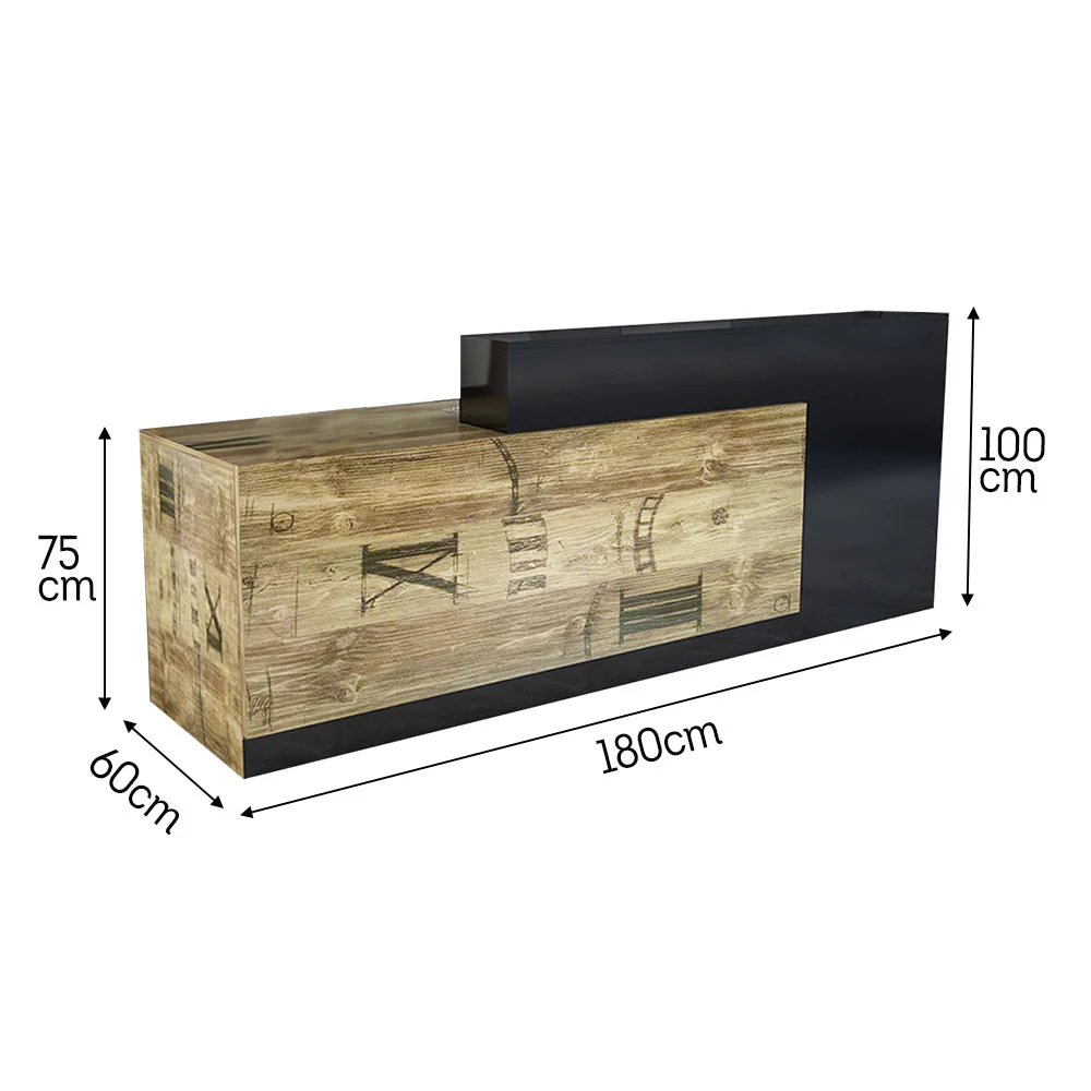 MODERA 120/180/260/360cm Length Reception Desk - Image 17
