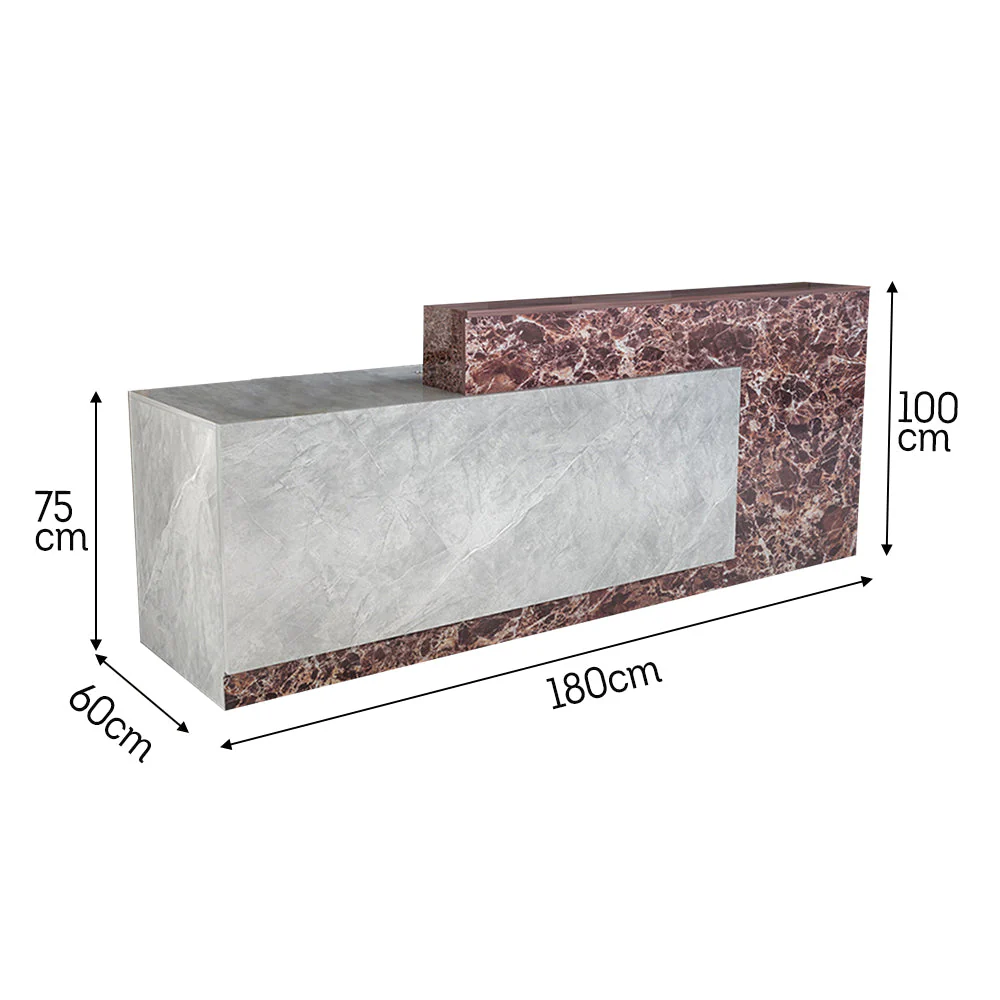 MODERA 120/180/260/360cm Length Reception Desk - Image 19