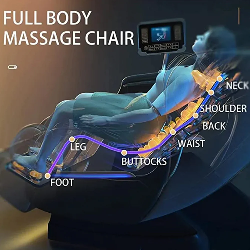 RELAXA M391 Full Body Electric Massage Chair with LED Remote Control - Image 5