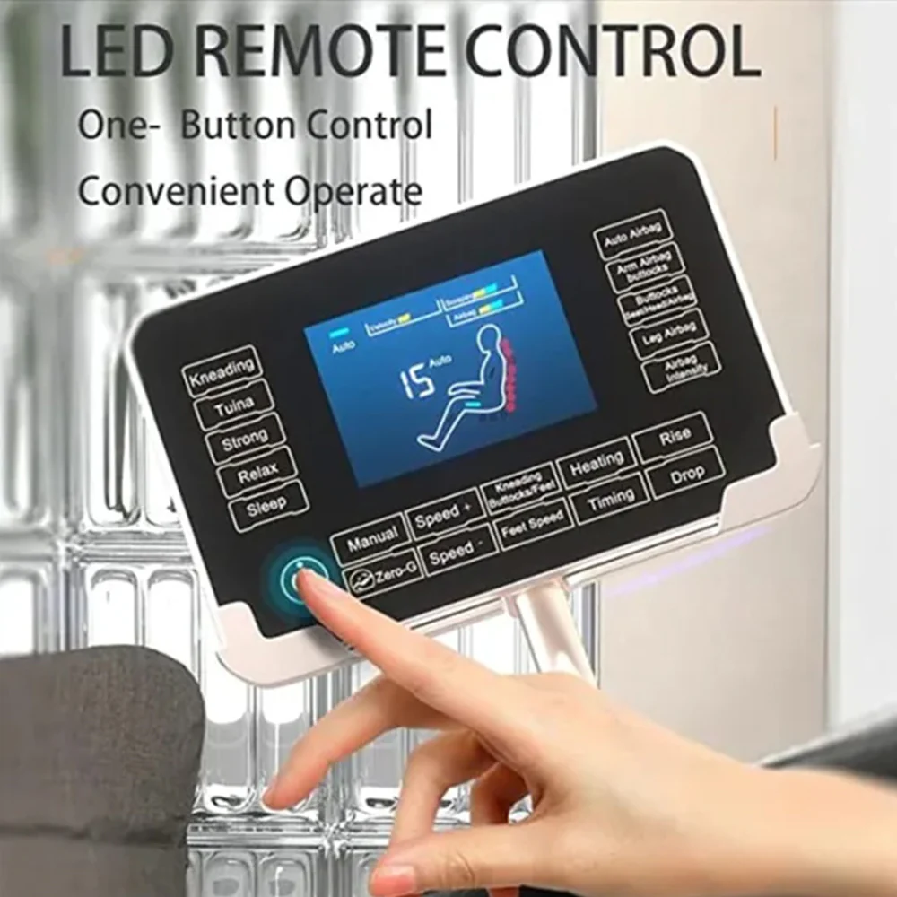 RELAXA M391 Full Body Electric Massage Chair with LED Remote Control - Image 8