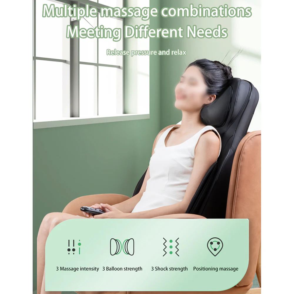 RELAXA 628J 3D Mechanical Airbag Massage Pad Compression for Home/Office - Image 6