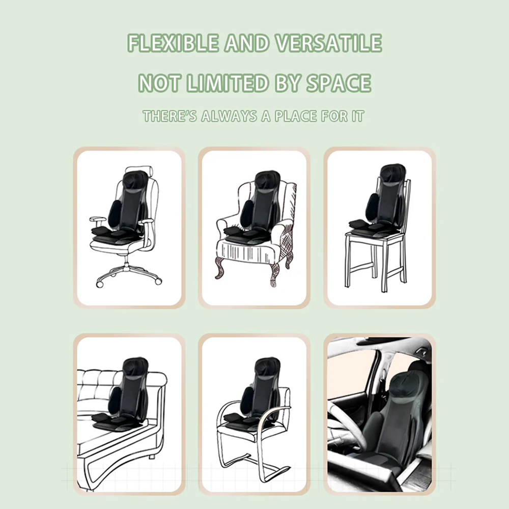 RELAXA 628J 3D Mechanical Airbag Massage Pad Compression for Home/Office - Image 7