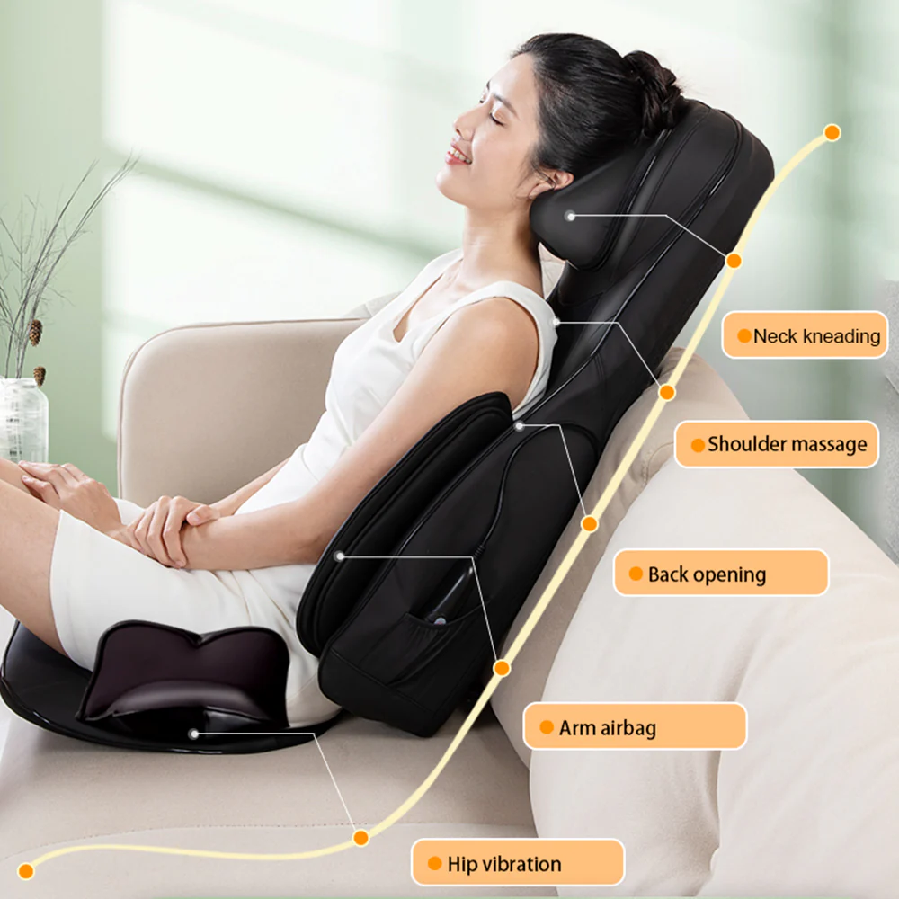 RELAXA 628J 3D Mechanical Airbag Massage Pad Compression for Home/Office - Image 8