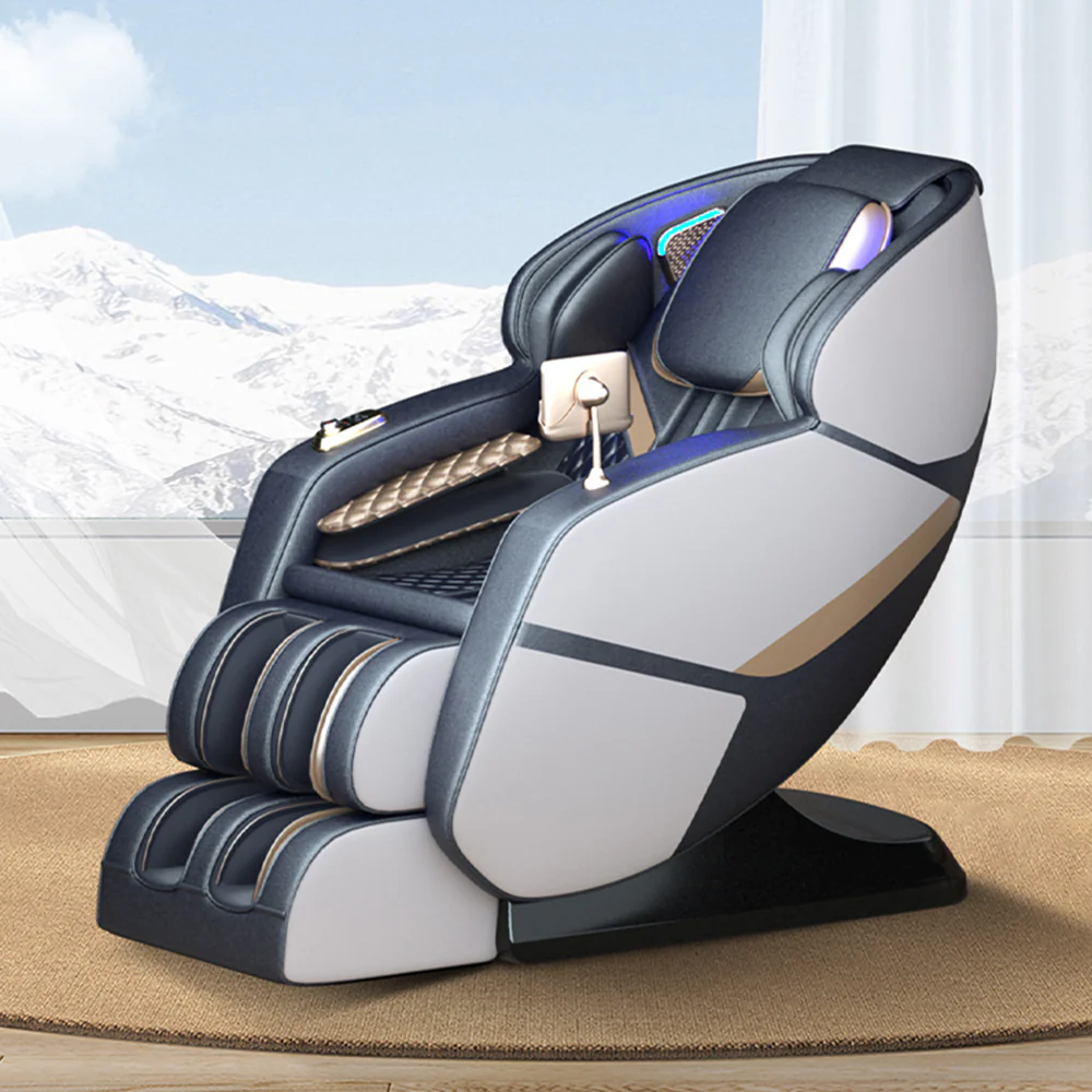 RELAXA V10 SL Track Electric Massage Chair with Zero Gravity - Gray - Image 2