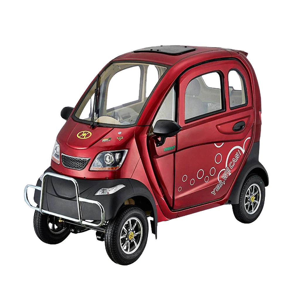 ROLLUX Enclosed Mobility Scooter with Armrest Control - All-Weather Comfort, 60V1200W Motor, 70-80km Long Range, Safe Urban Commuting