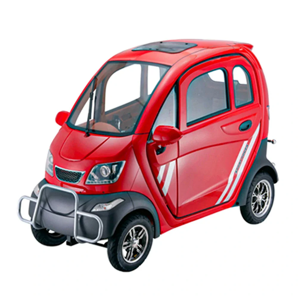 ROLLUX Enclosed Mobility Scooter with Armrest Control - All-Weather Comfort, 60V1200W Motor, 70-80km Long Range, Safe Urban Commuting - Image 11