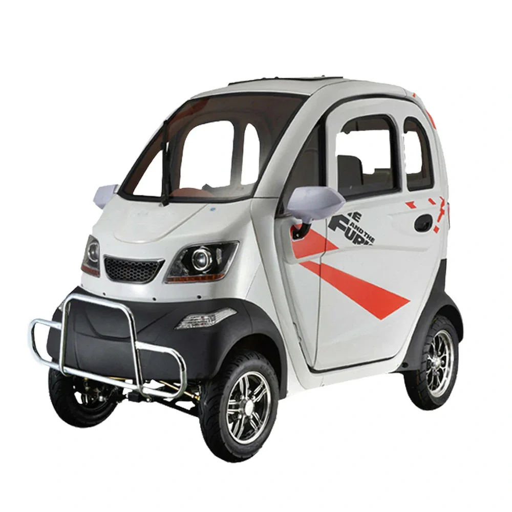 ROLLUX Enclosed Mobility Scooter with Armrest Control - All-Weather Comfort, 60V1200W Motor, 70-80km Long Range, Safe Urban Commuting - Image 6