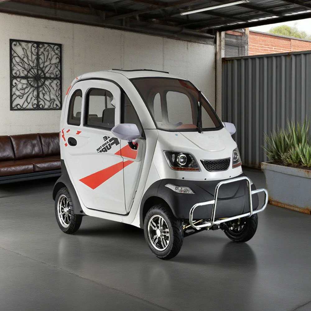 ROLLUX Enclosed Mobility Scooter with Armrest Control - All-Weather Comfort, 60V1200W Motor, 70-80km Long Range, Safe Urban Commuting - Image 9