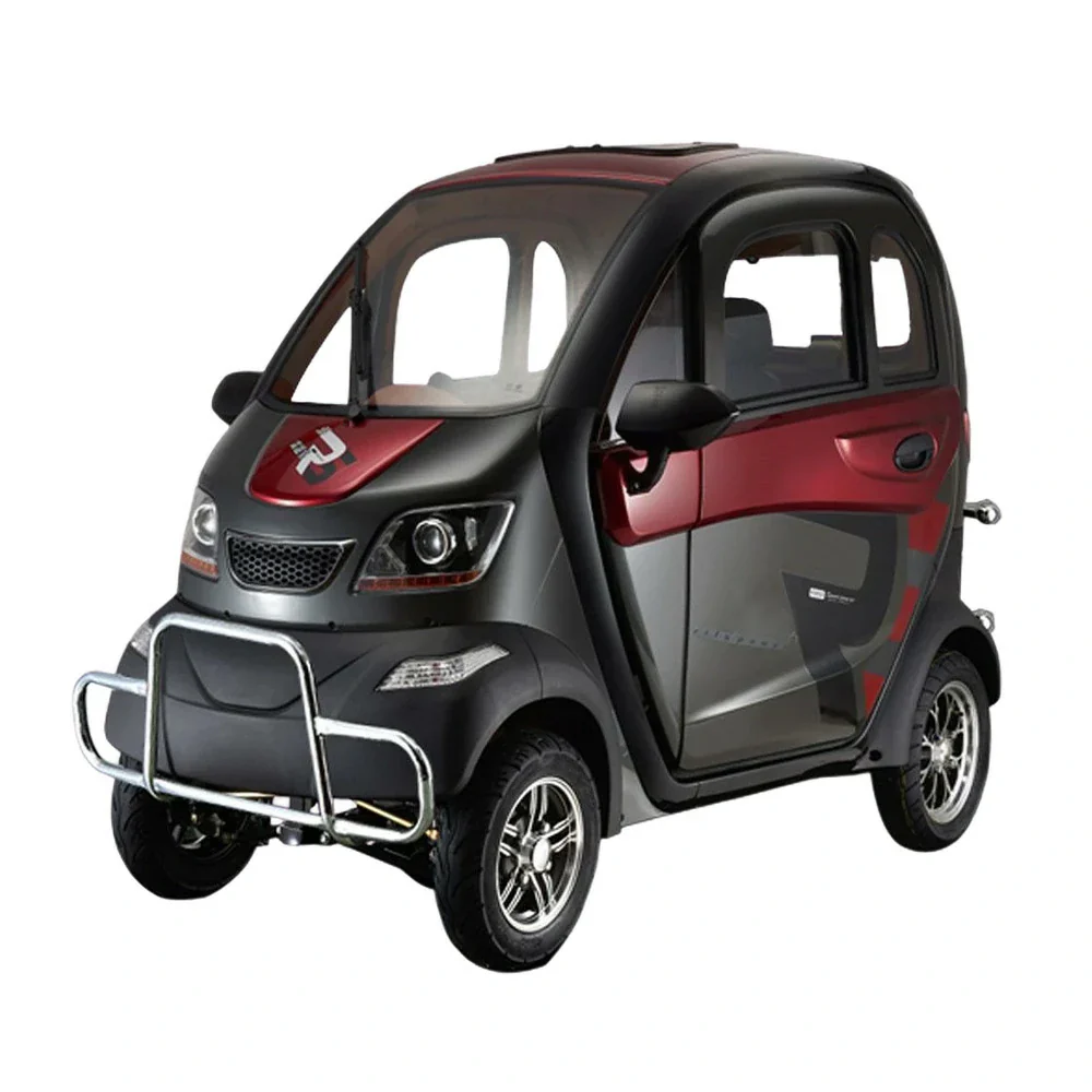ROLLUX Enclosed Mobility Scooter with Armrest Control - Air Conditioning, 60V1200W Motor, 70-80km Long Range, All-Weather Comfort - Image 11