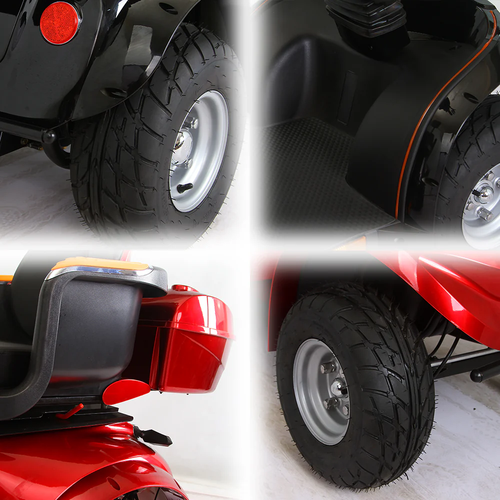 ROLLUX DJ 1000W 60V20Ah Lead-Acid/Lithium Battery Electric Mobility Scooter Drum Brake - Image 17