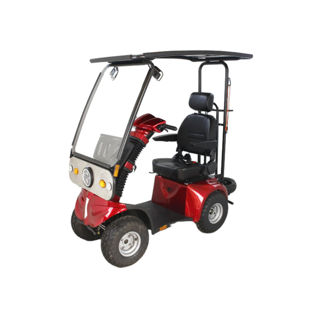ROLLUX DJ 1000W 60V20Ah Lead-Acid/Lithium Battery Electric Mobility Scooter Drum Brake - Image 4