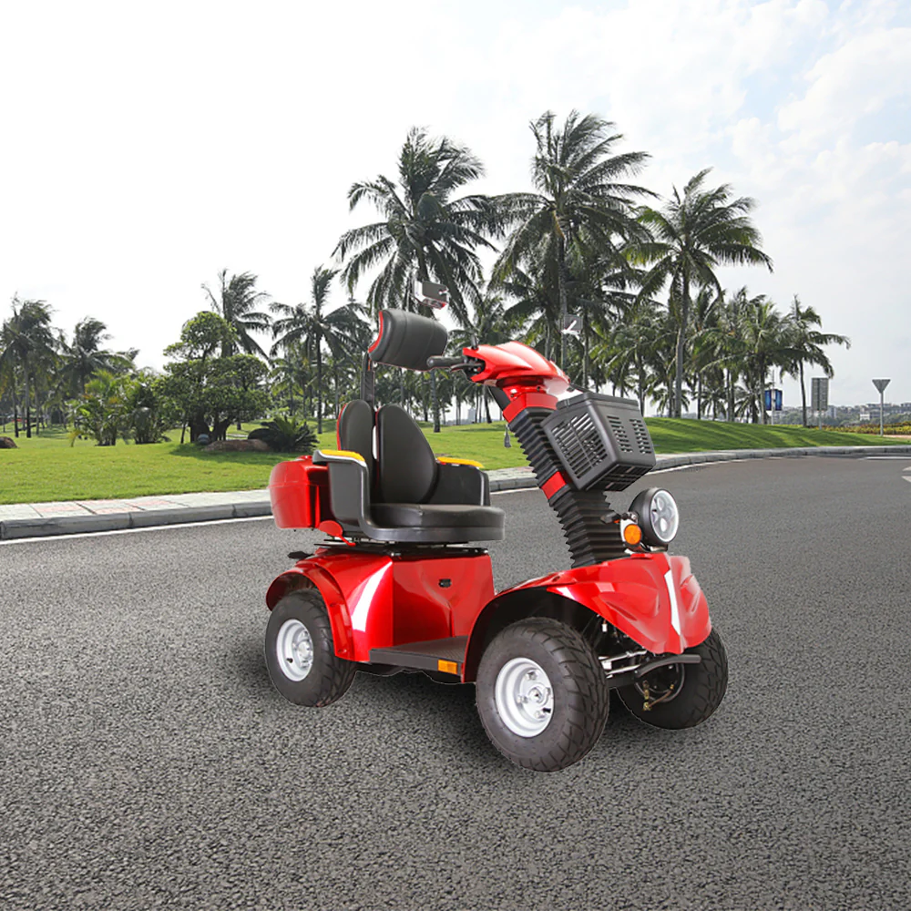 ROLLUX DJ 1000W 60V20Ah Lead-Acid/Lithium Battery Electric Mobility Scooter Drum Brake - Image 6