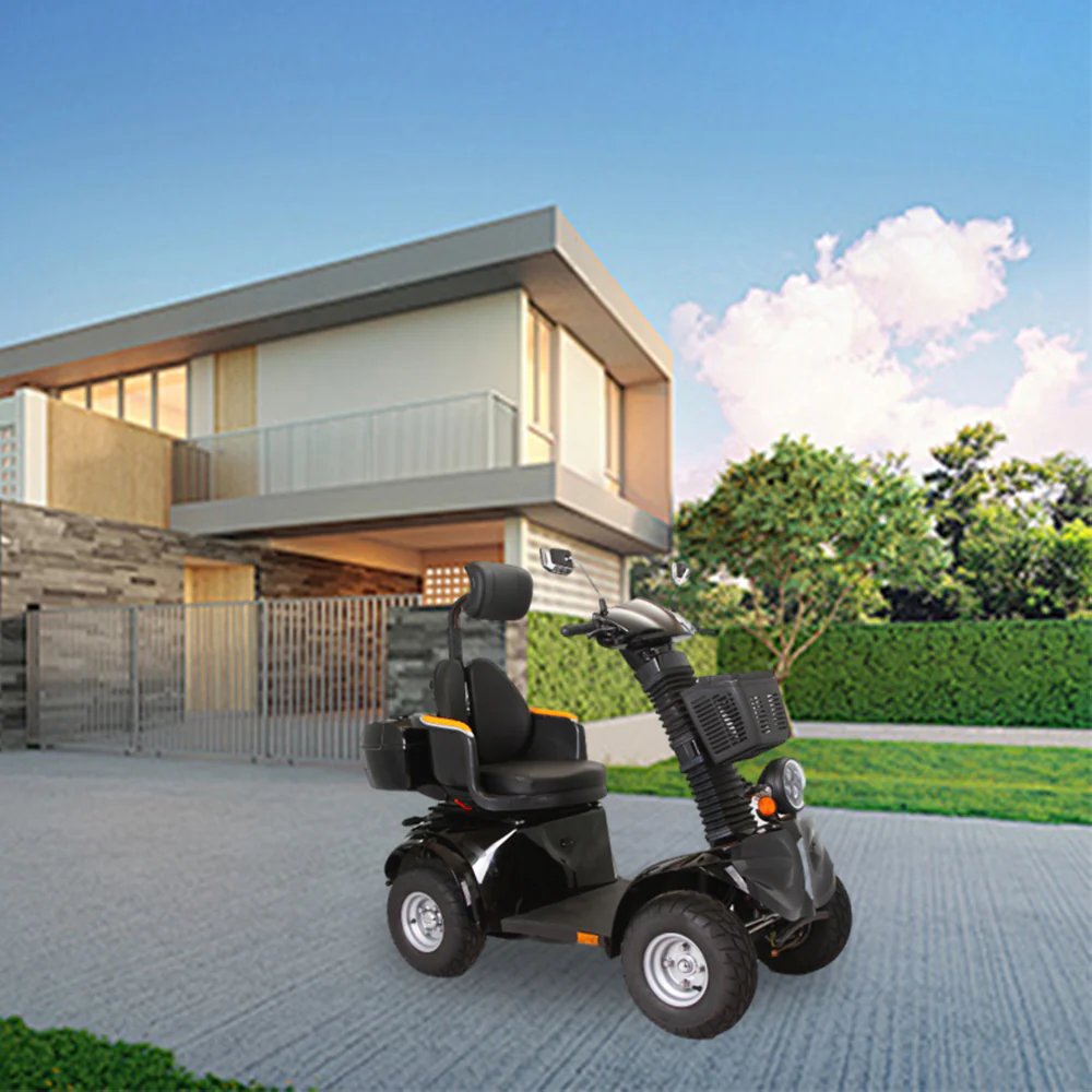 ROLLUX DJ 1000W 60V20Ah Lead-Acid/Lithium Battery Electric Mobility Scooter Drum Brake - Image 8