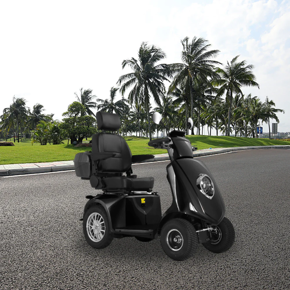 ROLLUX JXY5D 500W 48V20Ah Lead-Acid/Lithium Battery Electric Mobility Scooter Drum Brake - Image 5