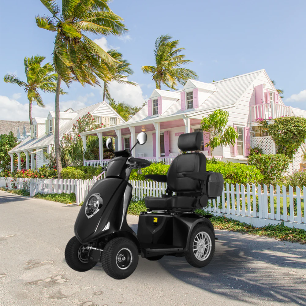 ROLLUX JXY5D 500W 48V20Ah Lead-Acid/Lithium Battery Electric Mobility Scooter Drum Brake - Image 6