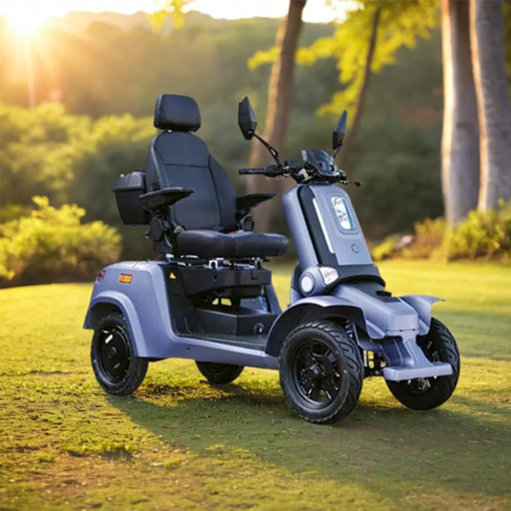 ROLLUX E4 1000W 4 Wheels Mobility Scooter 300KG Weight Capacity - Image 3