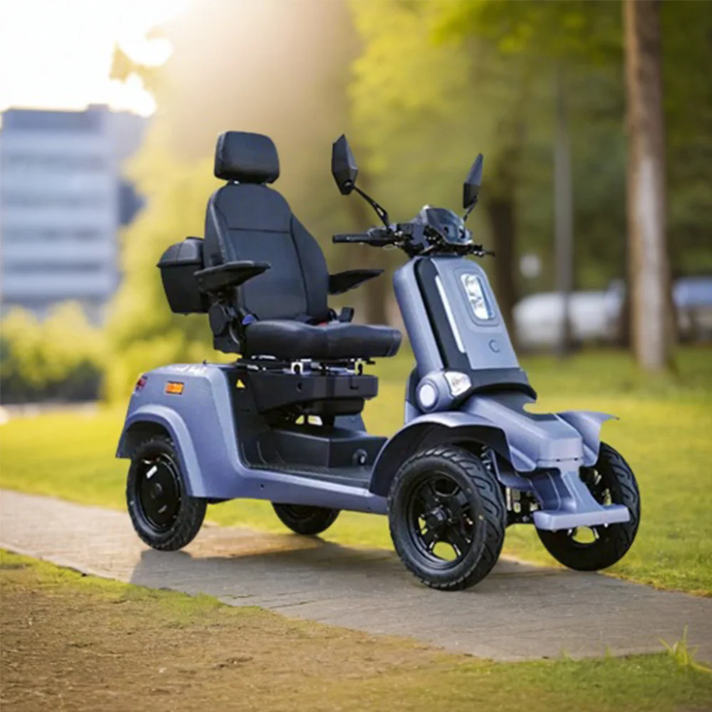 ROLLUX E4 1000W 4 Wheels Mobility Scooter 300KG Weight Capacity - Image 4
